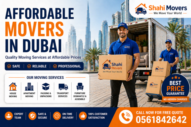 Affordable Movers in Dubai