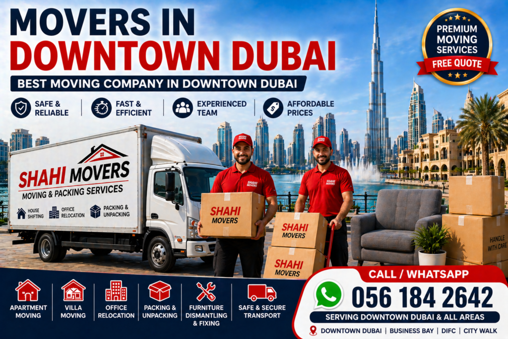 Movers in Downtown Dubai
