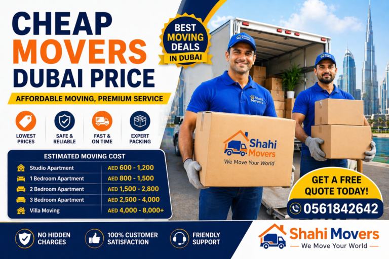 cheap movers Dubai price