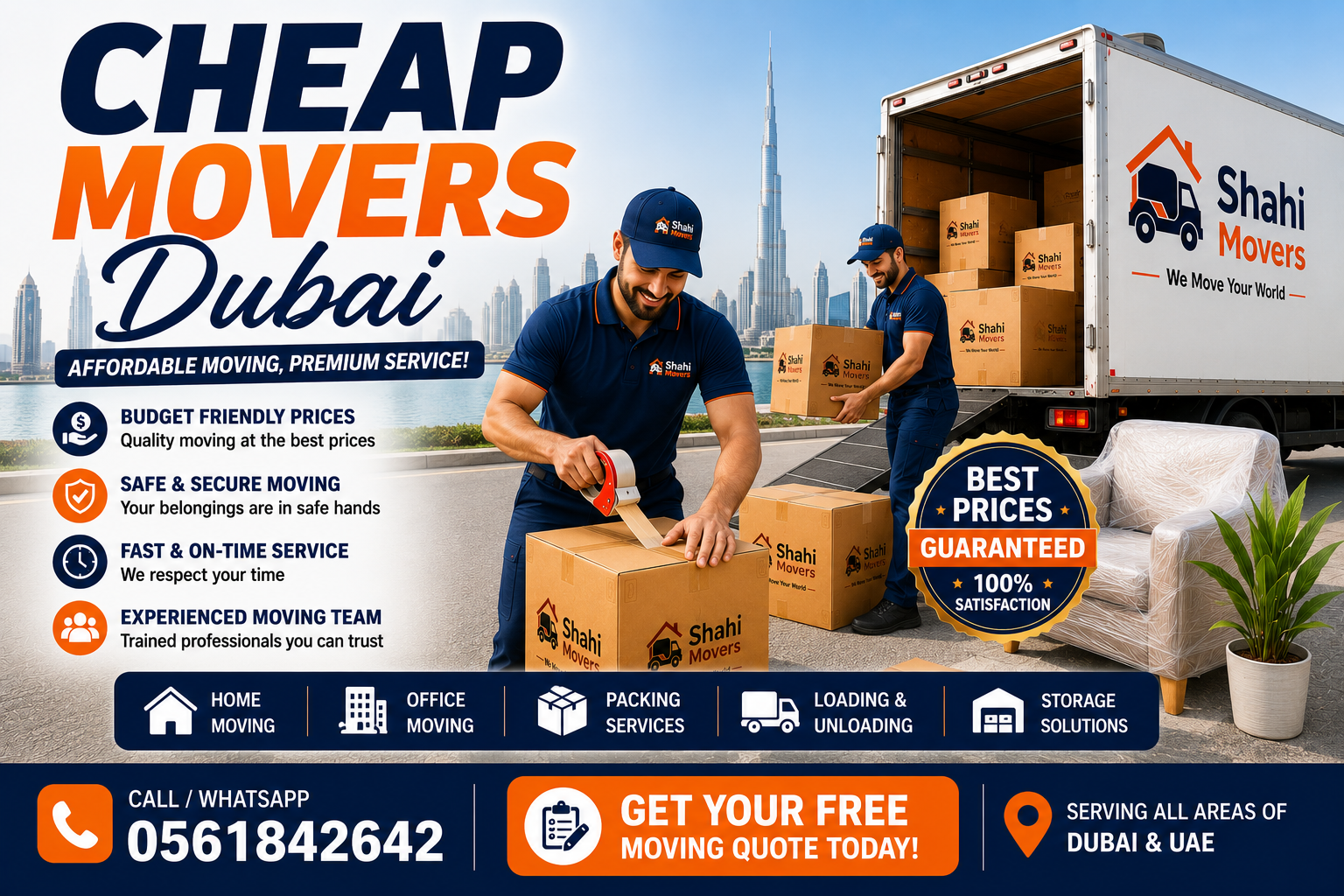 cheap movers Dubai