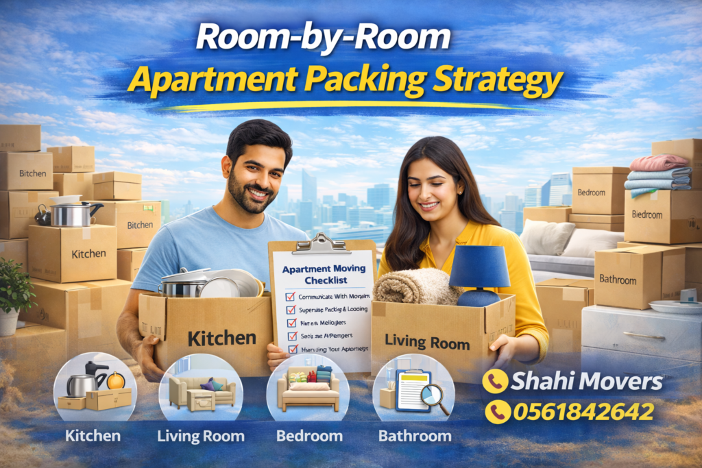 Room-by-Room Apartment Packing Strategy