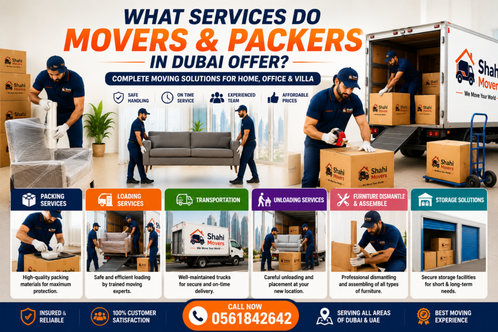 What Services Do Movers and Packers in Dubai Offer