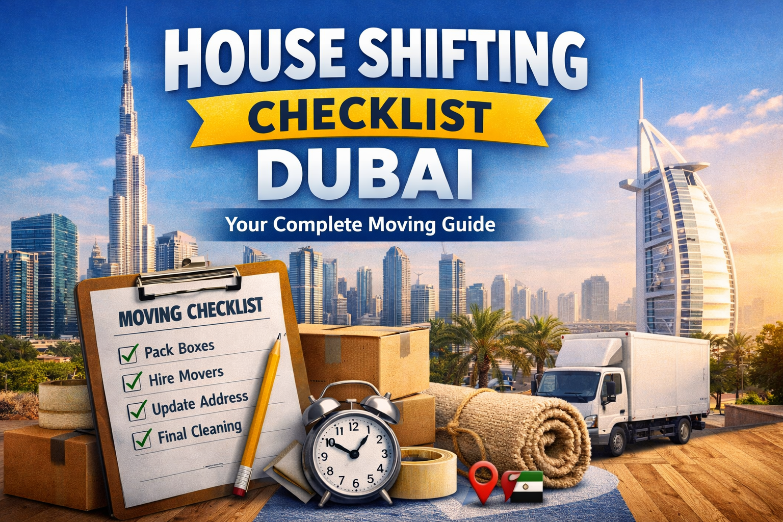 House Shifting Checklist Dubai
