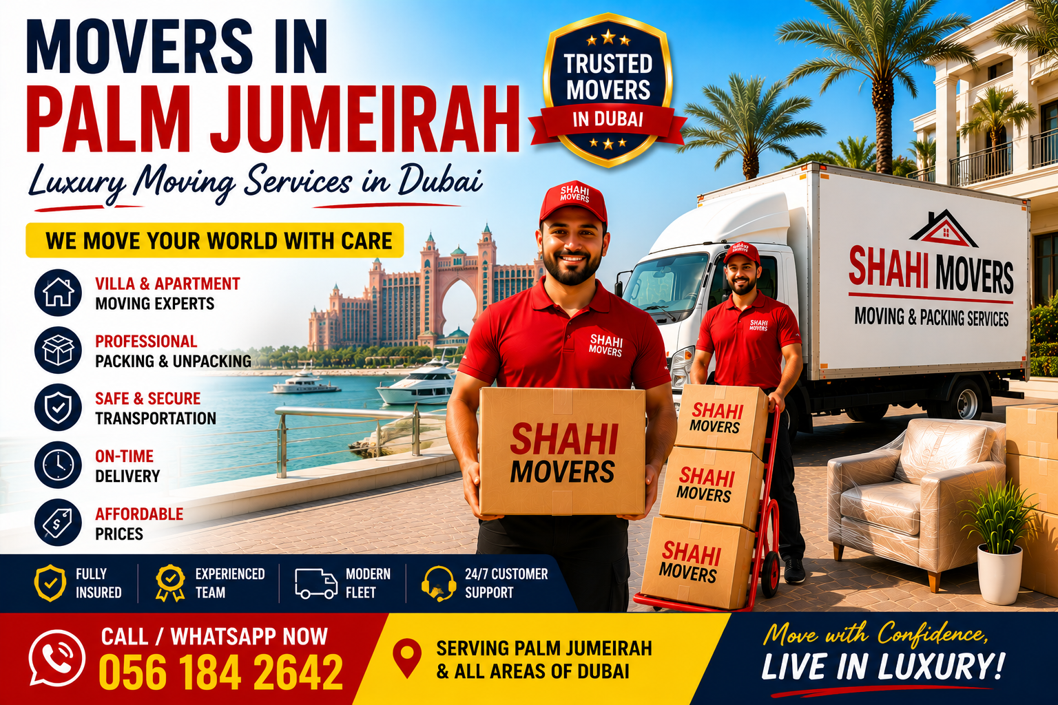 Movers in Palm Jumeirah