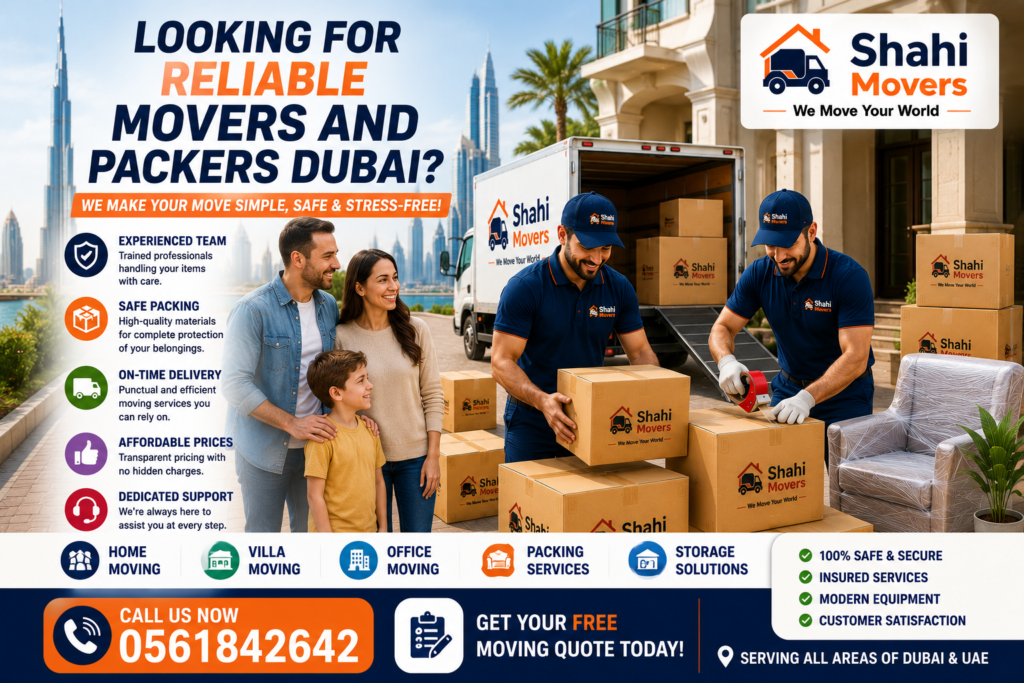 Reliable Movers and Packers Dubai