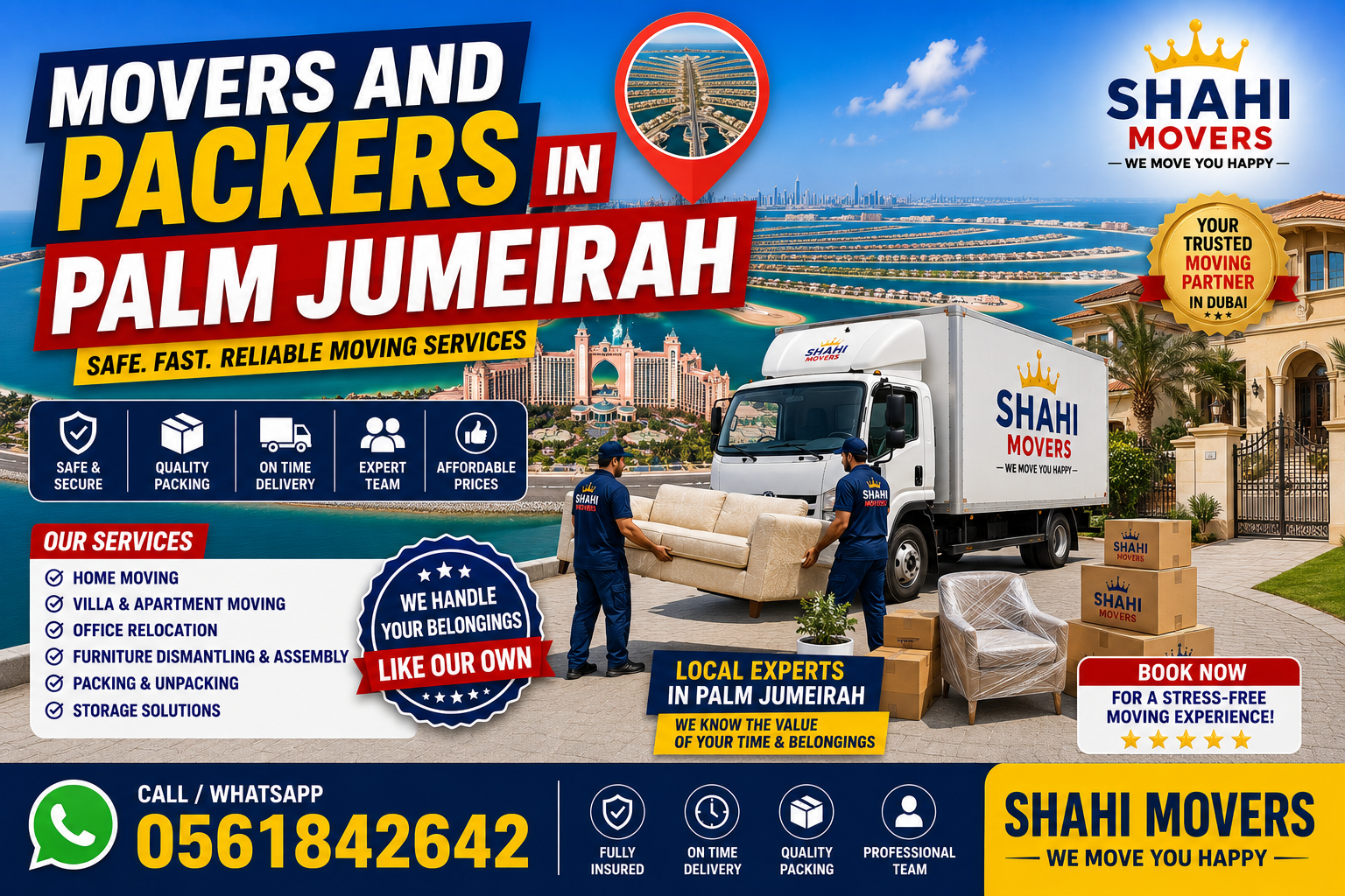 Movers and Packers in Palm Jumeirah