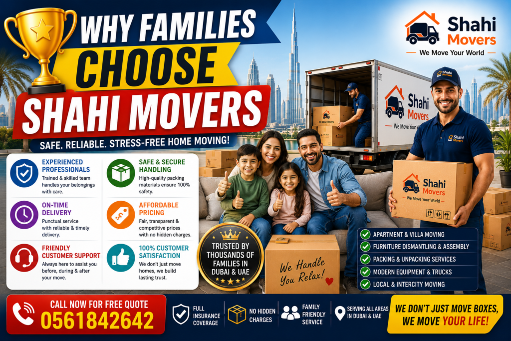 Why Families Choose Shahi Movers