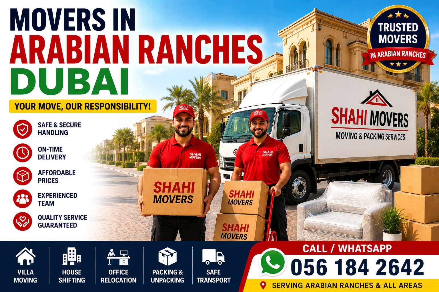 Shahi Movers in Arabian Ranches