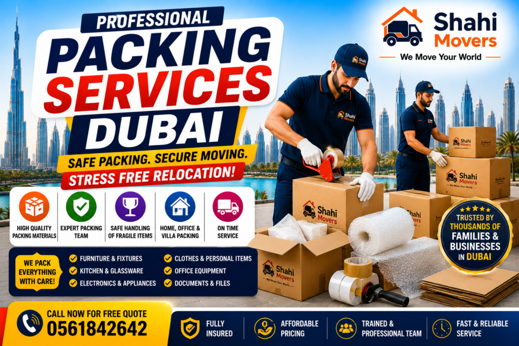 Packing Services Dubai – Why Professional Packing Makes Moving Easier in UAE