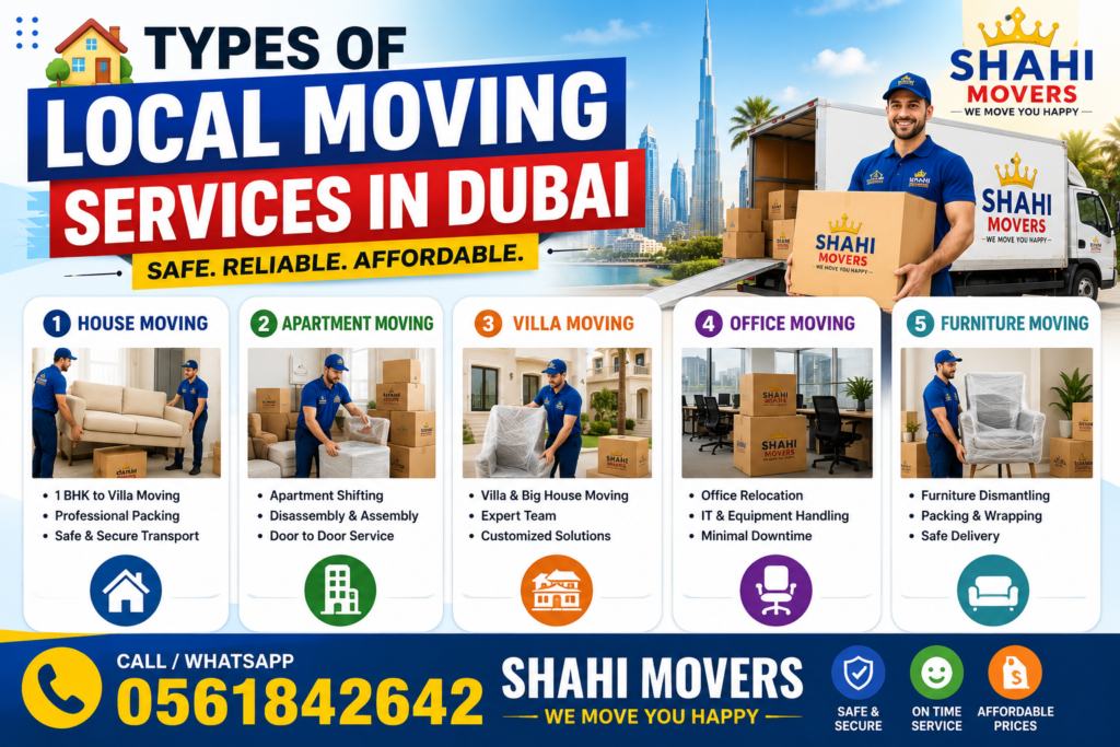 Local Moving Services in Dubai