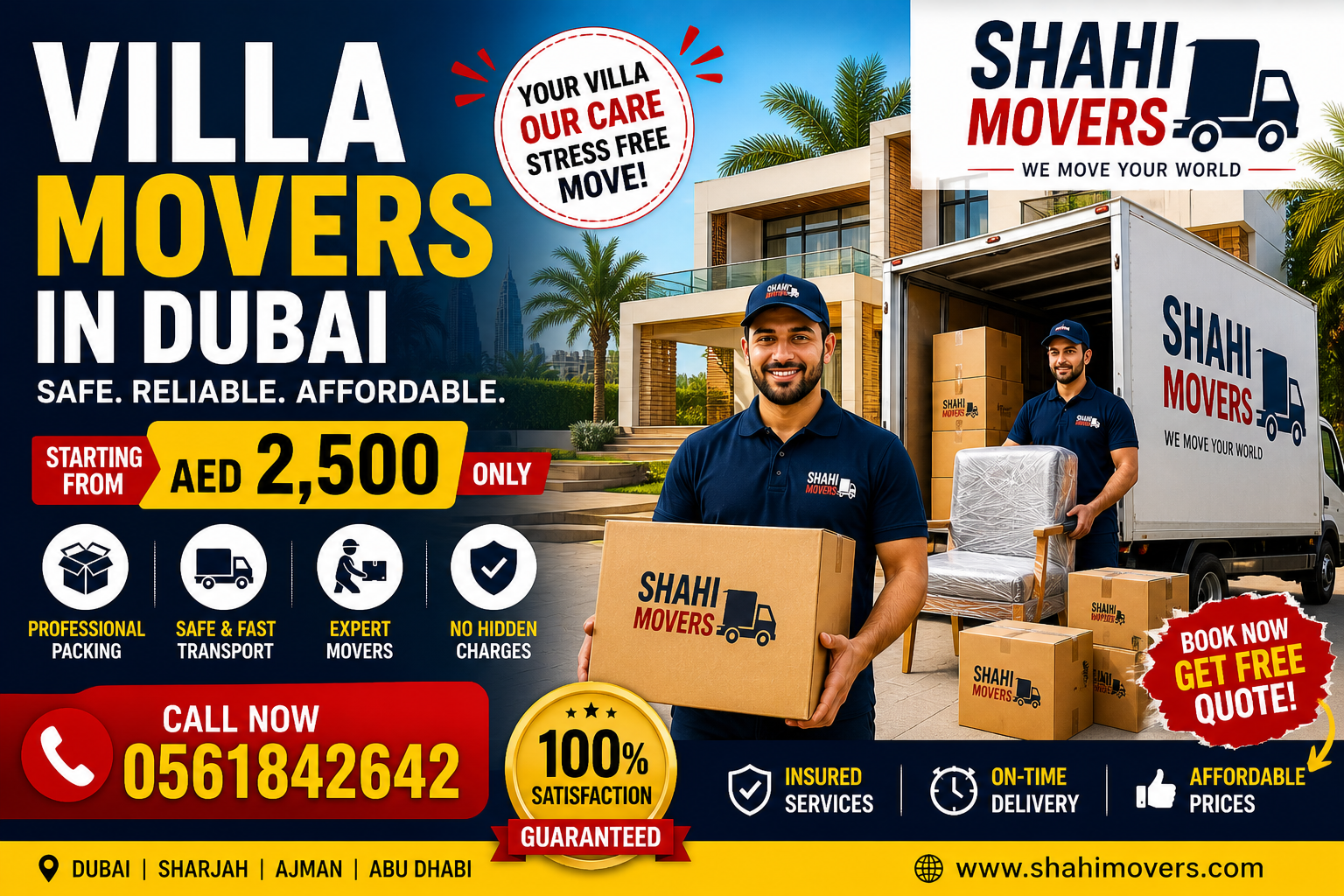 Villa movers in Dubai