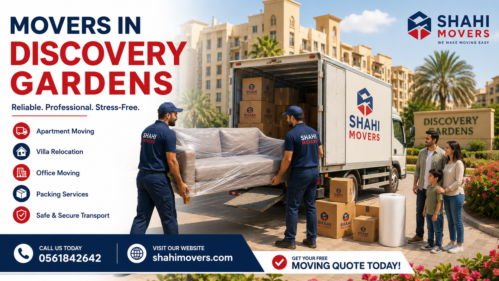 Movers in Discovery Gardens